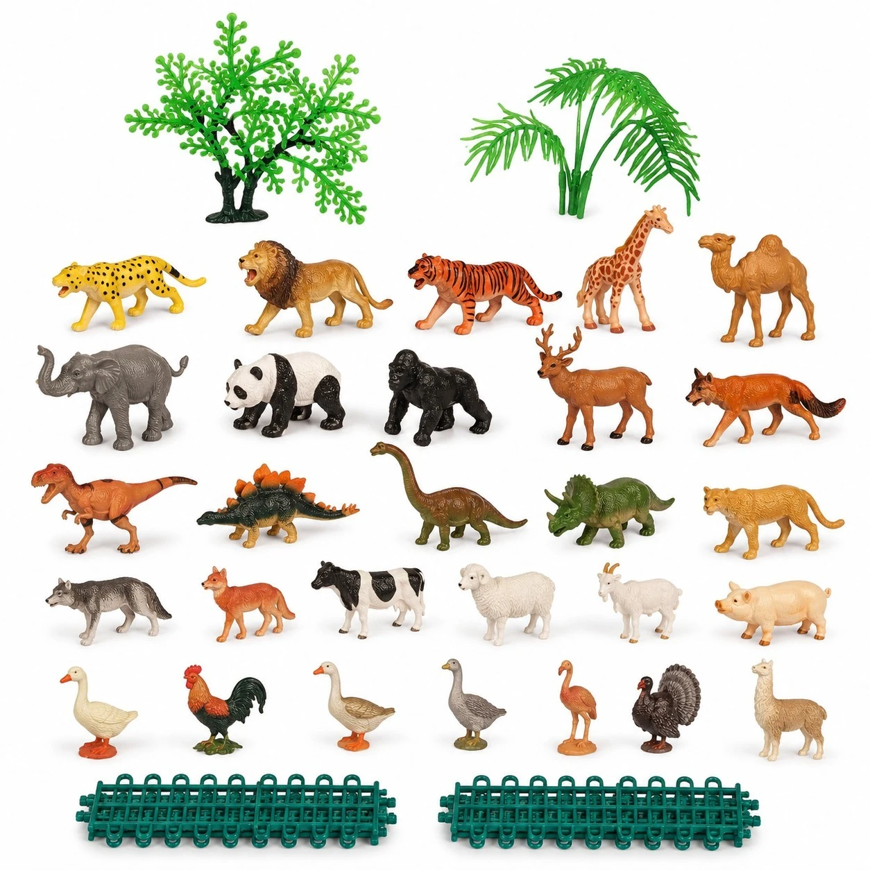 Miniature Animal Set of 15 Piece