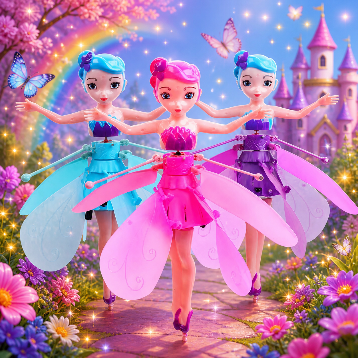 Flying Fairy Gesture Doll
