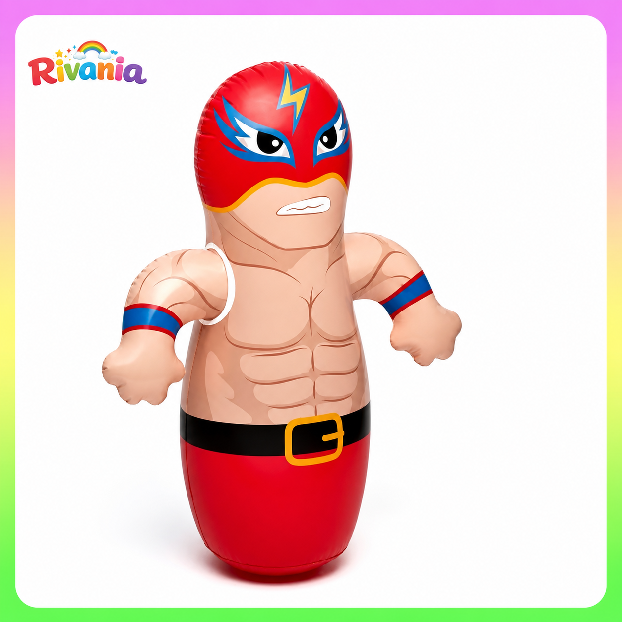 Punching Toy Hero Figure with Free Pumper