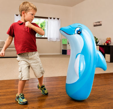 Punching Toy Penguin with Free Pumper