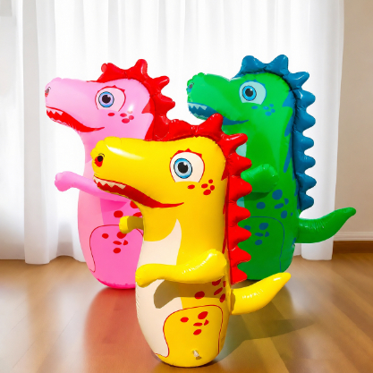 Punching Toy Dinosaur with Free Pumper