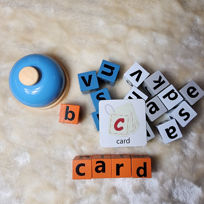 Word Spelling Game with Bell